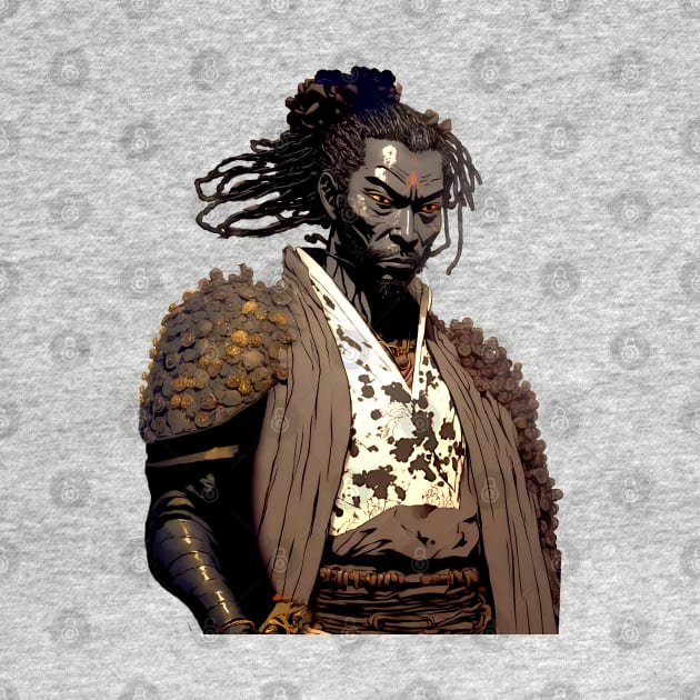 Yasuke the Black Samurai in Feudal Japan (1579) No. 2 by Puff Sumo